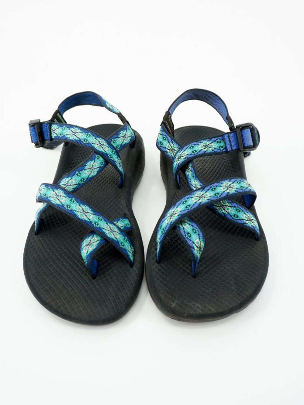 Chacos Z2 Women's Strappy Hiking Sandals Purple & Teal Size 9 Travel Sandals